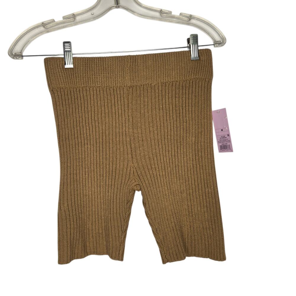 NWT Wild Fable Women Ribbed Knit Sweater Shorts High Rise Bike Stretch Medium